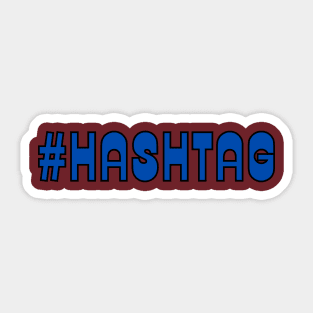 hashtag Sticker